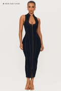 MARLOWE DENIM MIDI DRESS