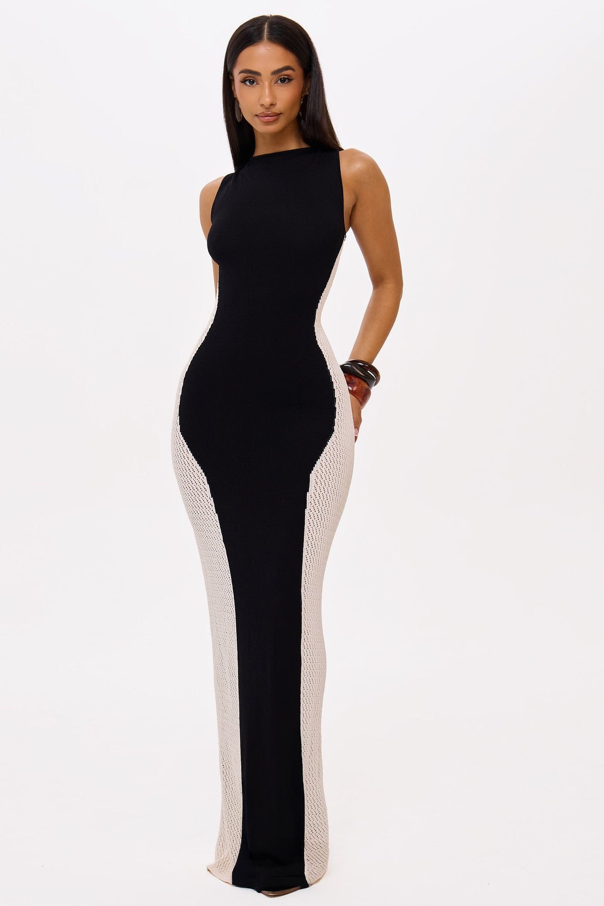 NYX KNITTED MAXI DRESS