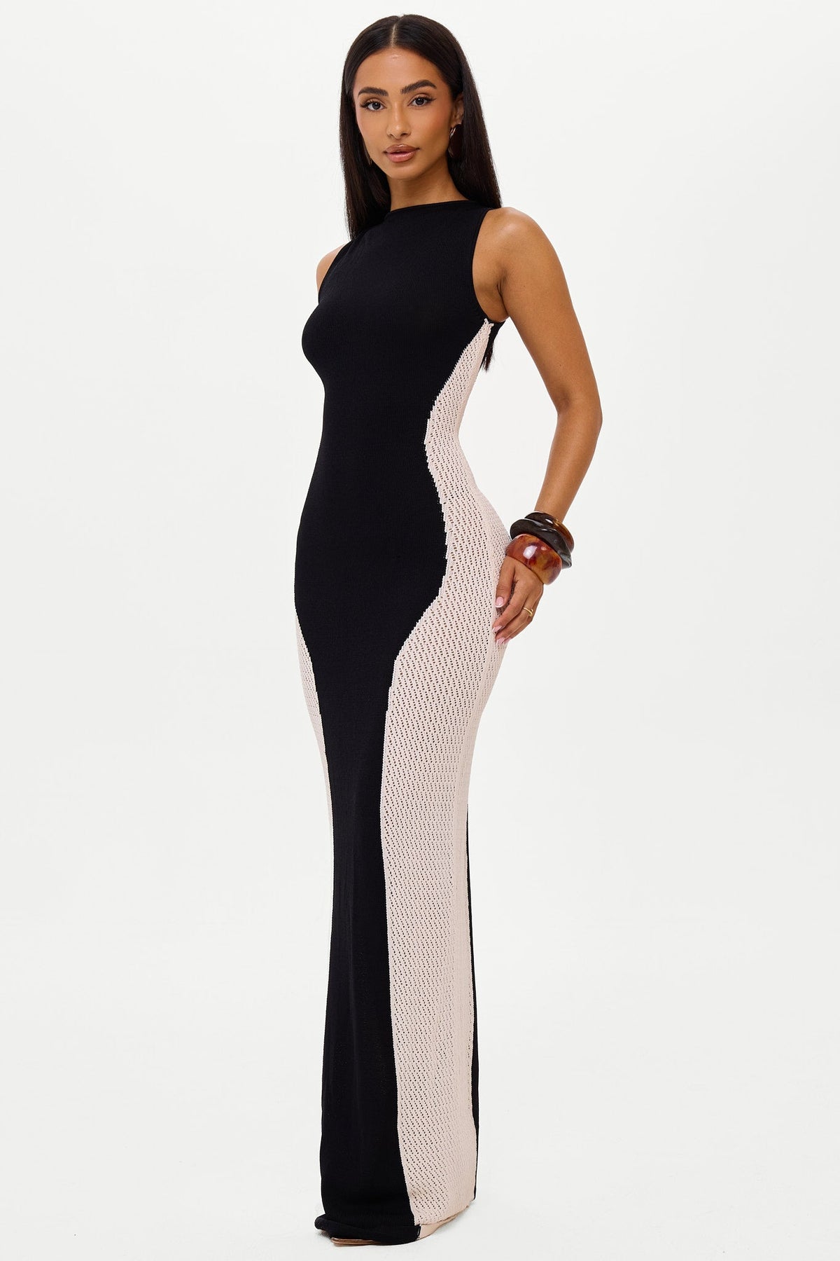 NYX KNITTED MAXI DRESS