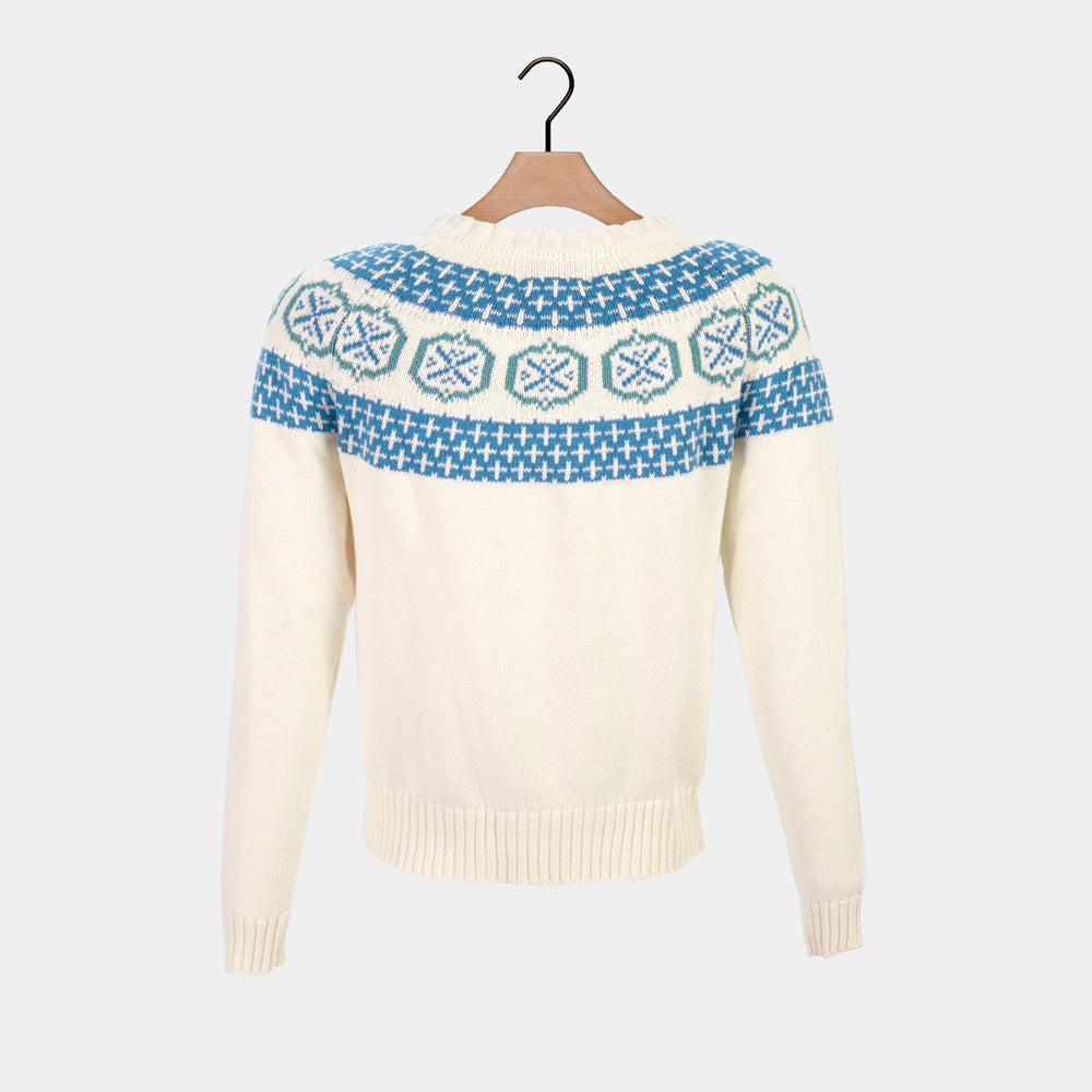 Womens Organic Cotton Sweater ¨C Glacier