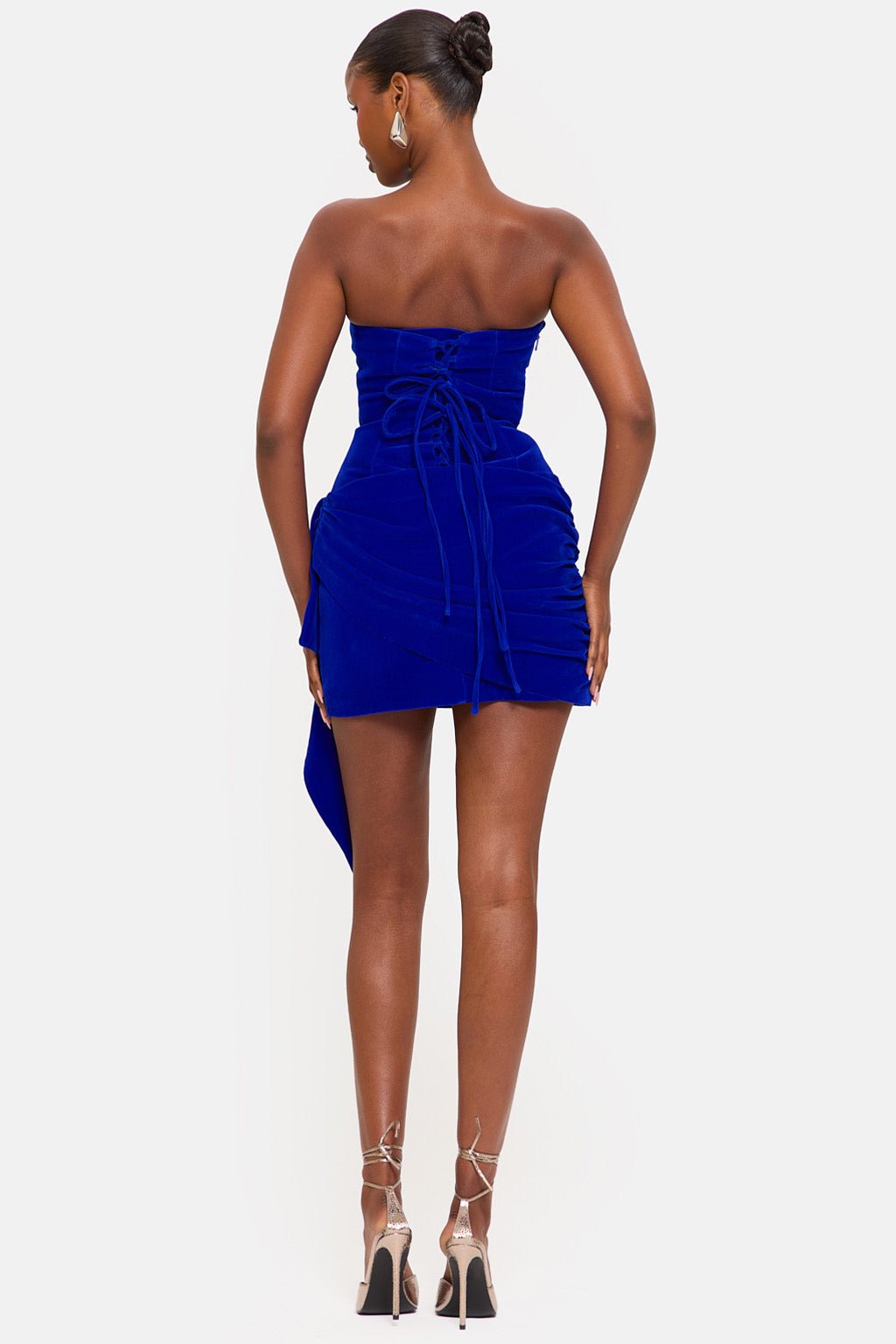 ROYALE VELVET MINI DRESS