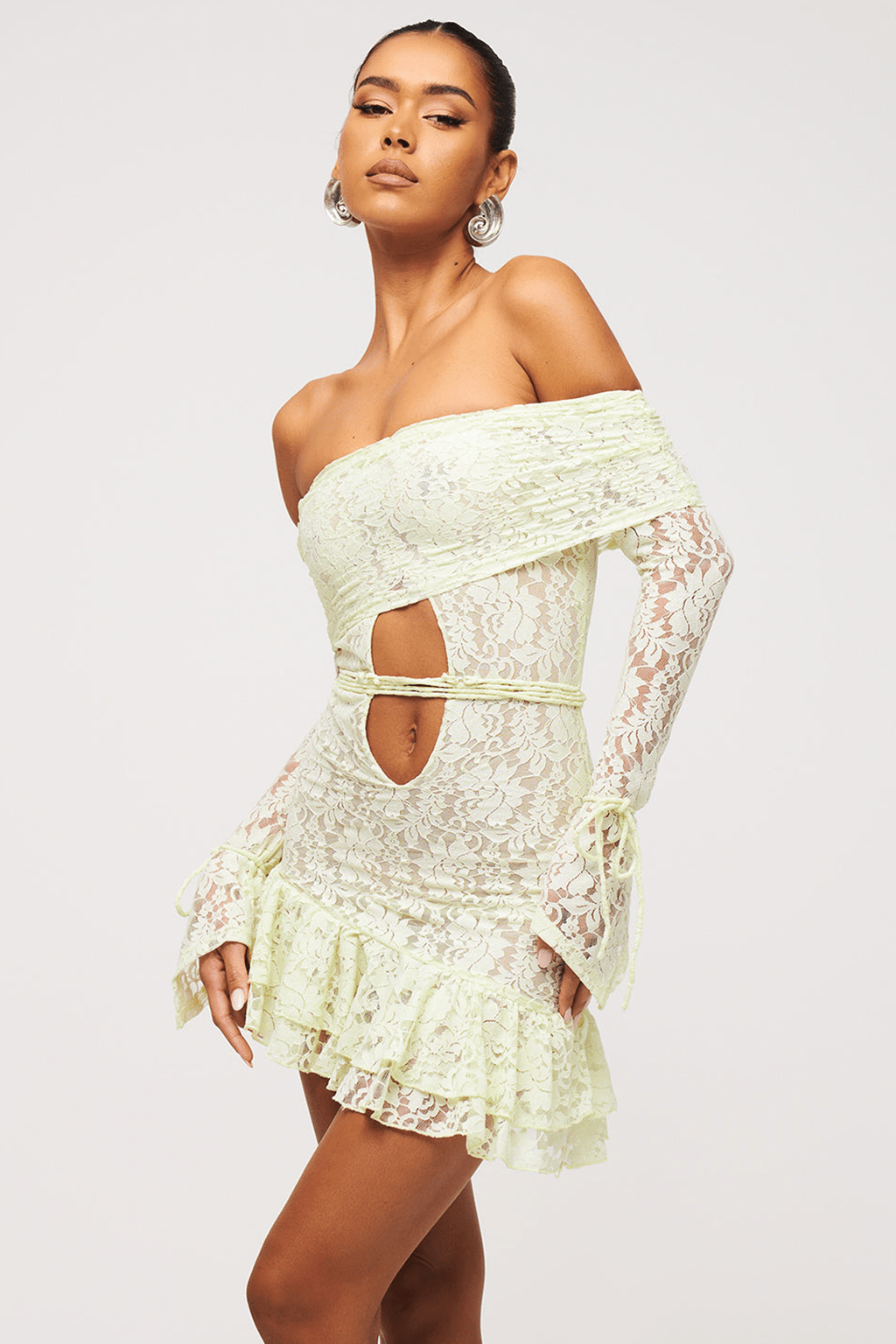 SEAFOAM MINI DRESS