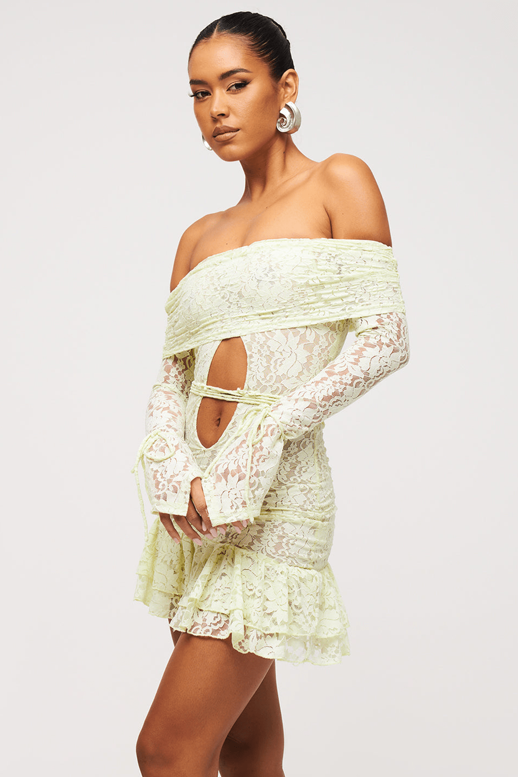 SEAFOAM MINI DRESS
