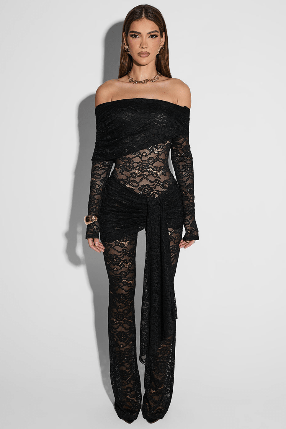 SILVA LACE JUMPSUIT