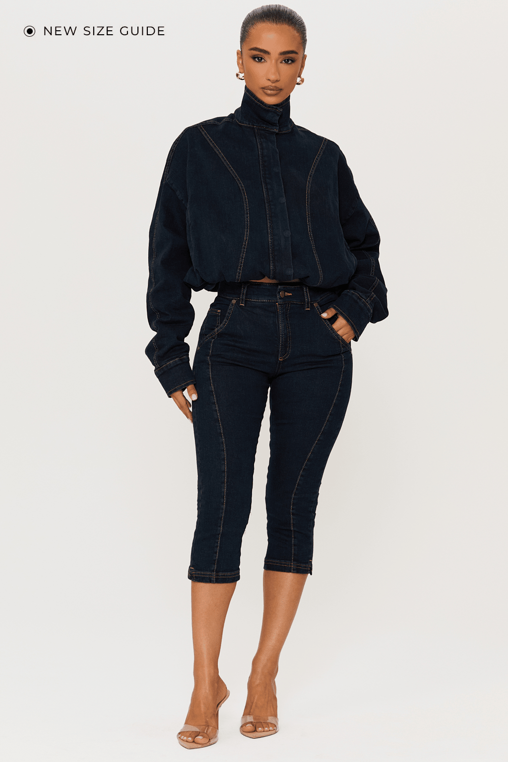 SLOANE DENIM CAPRI