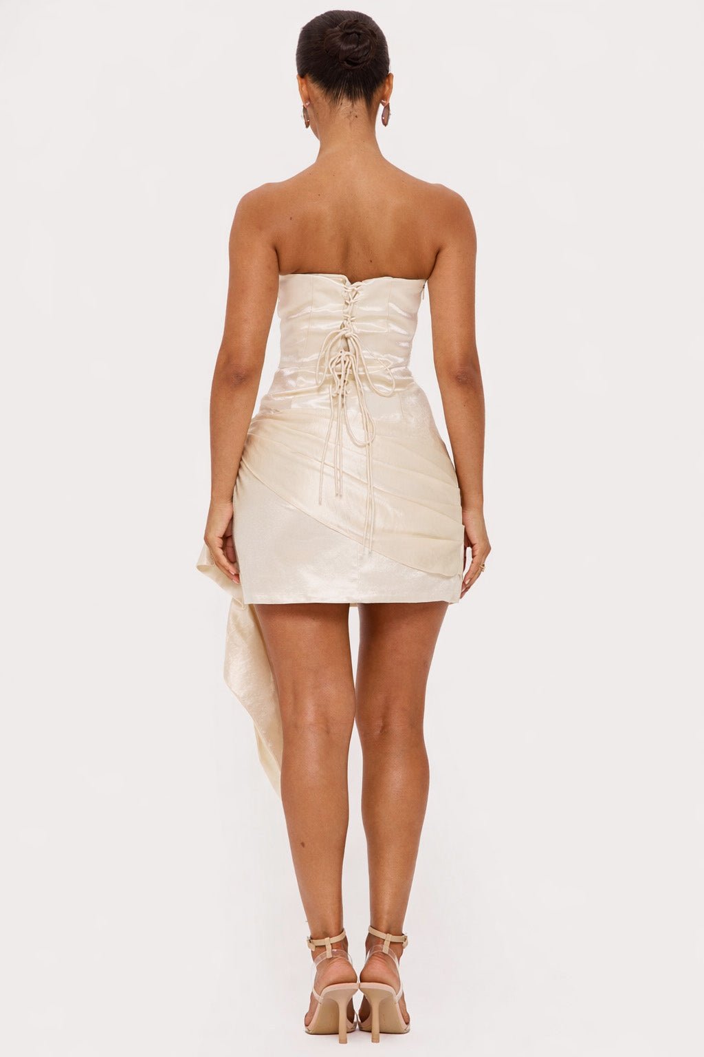 VIVIENNE SATIN MINI DRESS