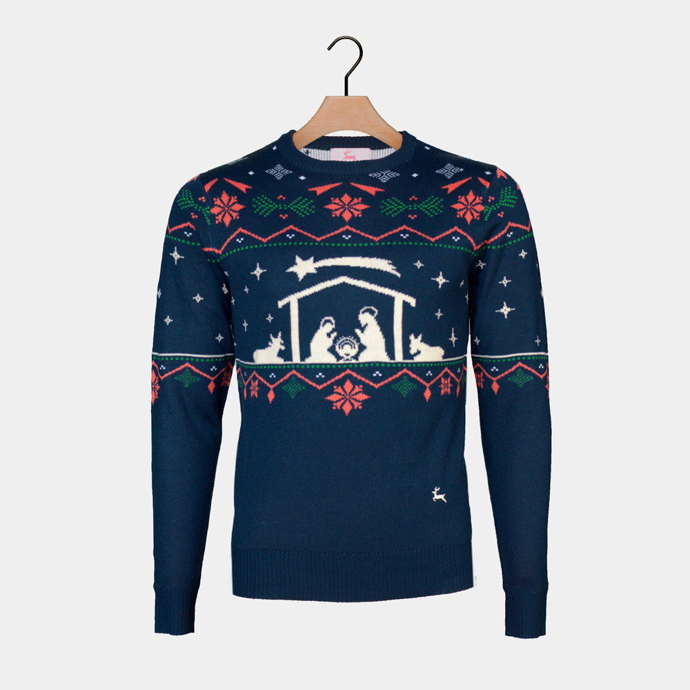 Womens Ugly Christmas Sweater ¨C Nativity