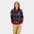 Womens Vintage Gaming Ugly Christmas Sweater